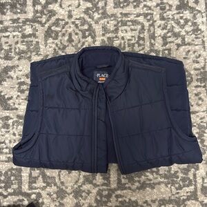 Boys navy vest